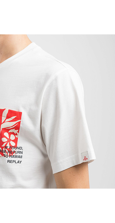 コットンジャ－ジーポケットプリントＴシャツ 詳細画像